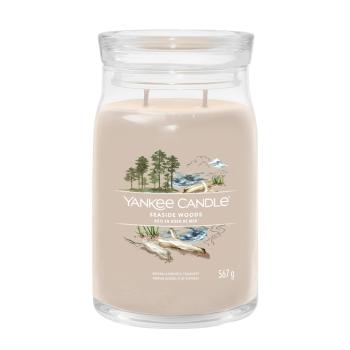 Yankee Candle Aromatická sviečka Signature sklo veľké Seaside Woods 567 g