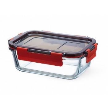 Caserolă de sticlă Simax 7626/L cu capac clic , 0,85 l