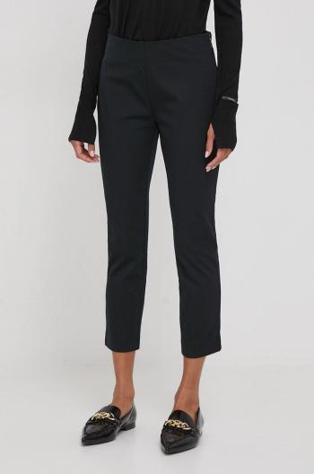 Nohavice Lauren Ralph Lauren dámske,čierna farba,priliehavé,vysoký pás,200687713
