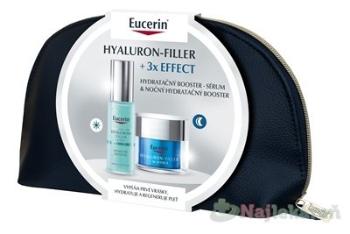 Eucerin Kazeta HYALURON-FILLER + 3xEFFECT hydratačné sérum 30ml + nočný hydratačný booster 50ml