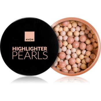 Avon Pearls rozjasňujúci trblietavé perly odtieň Light Peach 28 g