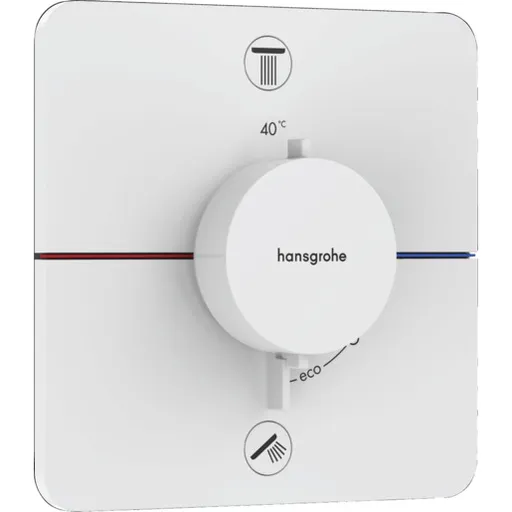 Hansgrohe ShowerSelect Comfort Q sprchová a vaňová batéria bez podomietkového telesa matná biela 15583700
