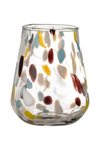 Pohár Bloomingville Kenji 380 ml žltá farba
