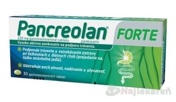 Pancreolan Forte tbl.ent.30 x 220 mg