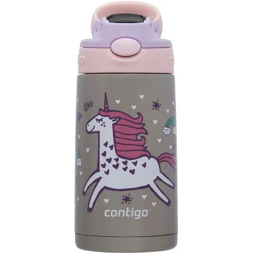 Contigo Detská termo fľaša Easy Clean 380 ml Strawberry Unicorn