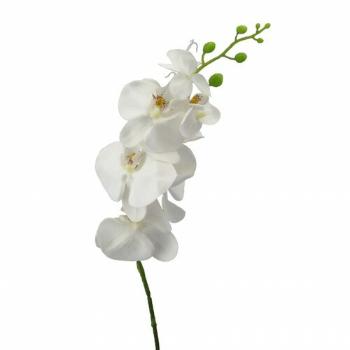 Umelá Phalenopsis biela, 86 cm
