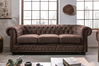 Chesterfield pohovka 3-miestna MIDAS Dekorhome