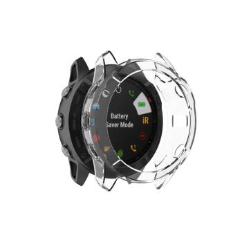 TPU HALF COVER Kryt pre Garmin Fenix 6X / 6X Pro priehľadný