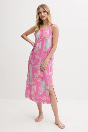 Nočná košeľa Lauren Ralph Lauren ružová farba, ILN02424
