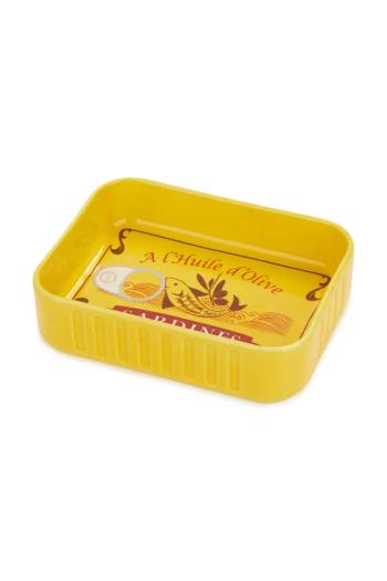Servírovacia miska Balvi Conserverie Sardines 12,5 cm žltá farba