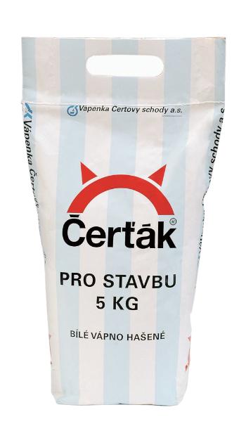 Vápno Čerták Stavba práškové - hasené vápno 5 kg