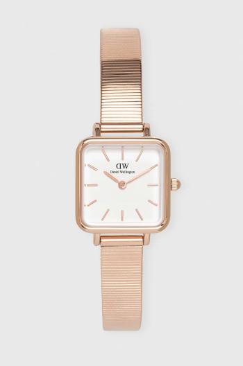 Hodinky Daniel Wellington Quadro Studio dámske, ružová farba