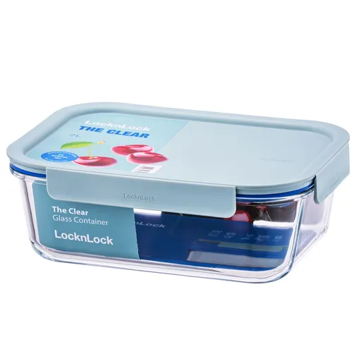LOCKNLOCK Sklenená zapekacia miska s vekom LOCK 2000ml borosilikát