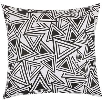 Bellatex s.r.o. - Obliečka Adéla 40 × 40 cm trojuholníky čierne (9266)