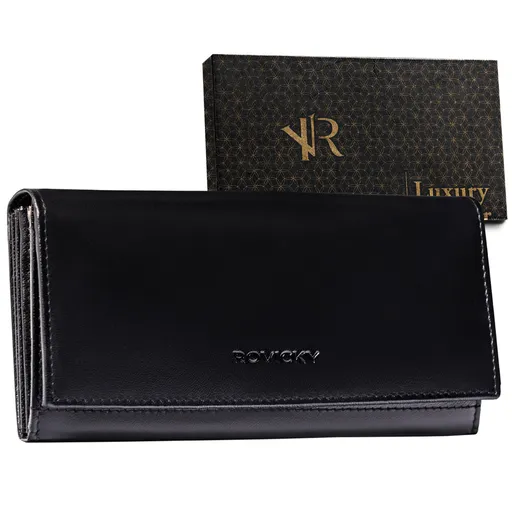 Veľká kožená peňaženka so systémom RFID Protect - Rovicky