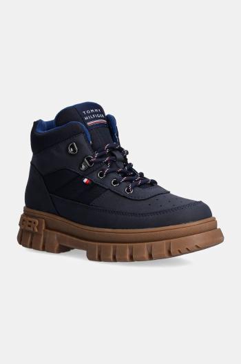 Detské zimné topánky Tommy Hilfiger tmavomodrá farba, T3X5-33707