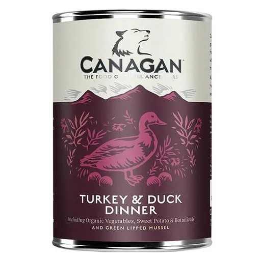 CANAGAN Turkey & duck dinner konzerva pre psov 400 g