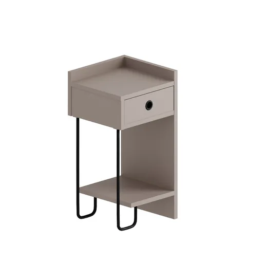 Nočný stolík Sirius Right Light Mocha