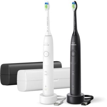 Philips Sonicare 5500 HX7119/01 sonická elektrická zubná kefka, 2 telá Black&White 1 ks