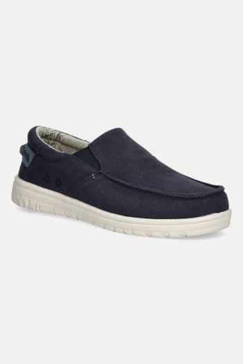 Tenisky Jeep SAMOA SLIP ON CVS tmavomodrá farba, JM51033A