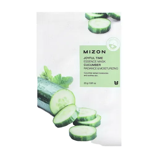 MIZON Joyful Time Plátienková 3D maska s uhorkou 23 g