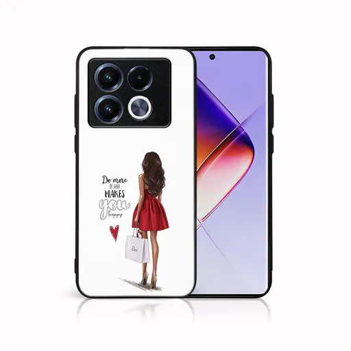 MY ART Ochranný kryt pre Infinix Note 40 Pro / 40 Pro+ 5G RED DRESS (137)