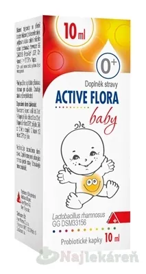 ACTIVE FLORA baby kvapky pre deti (0M+) 10ml