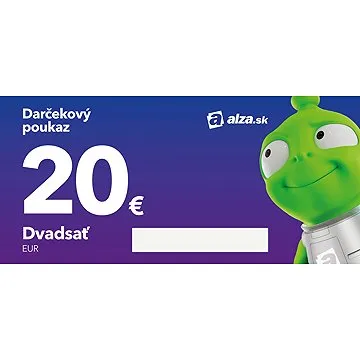 Darčekový poukaz Alza.sk na nákup tovaru v hodnote 20 €