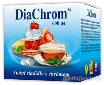 DiaChrom nízkokalorické sladidlo 600 tbl