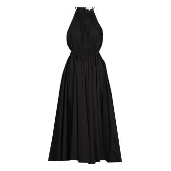 MICHAEL Michael Kors  HALTER CTN MIDI DRESS  Dlhé šaty Čierna