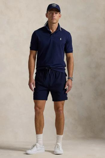 Šortky Polo Ralph Lauren x The Championship Wimbledon pánske, tmavomodrá farba, 710939540