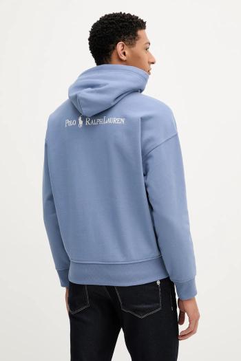 Mikina Polo Ralph Lauren Lspohoodm11 Long Sleeve biela farba, s kapucňou, jednofarebná, 710964718