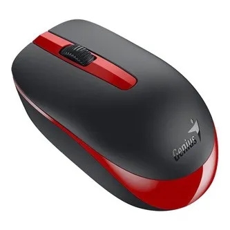 Genius Myš NX-7007 31030026404, 1200DPI, 2.4 [GHz], optická, 3tl., bezdrátová USB, černo-červená, AA