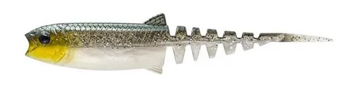 Savage gear gumová nástraha cannibal minnow v-tail green silver - 15 cm 22 g