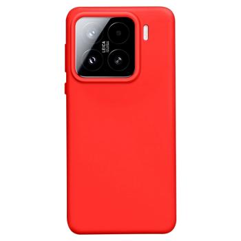PROTEMIO LIQUID SILICONE Kryt pre Xiaomi 15 červený