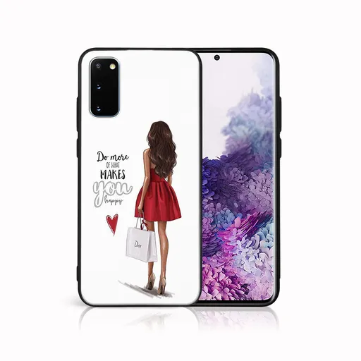 MY ART Ochranný kryt pre Samsung Galaxy S20 FE RED DRESS (137)