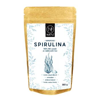 NATU Spirulina BIO prášok 180 g