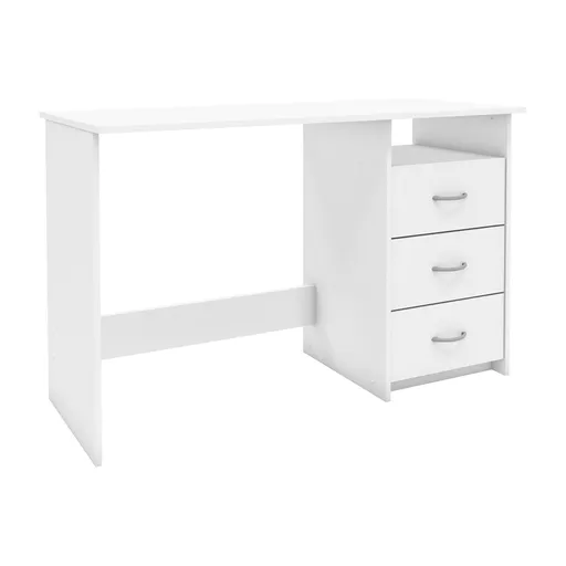 Písací stôl perleťovo biely