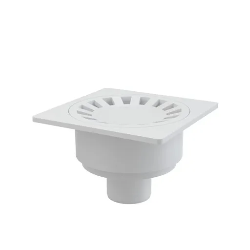 Podl.vpust priama, mriežka šedá