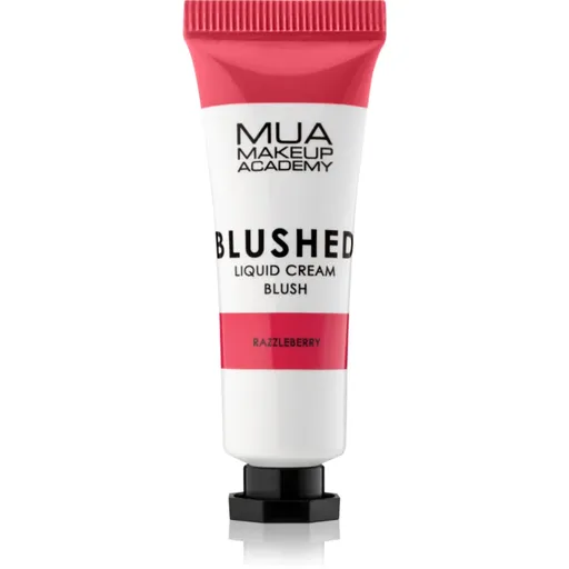 MUA Makeup Academy Blushed Liquid Blusher tekutá lícenka odtieň Razzleberry 10 ml