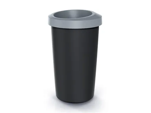 Kôš odpadkový COMPACTA R DROP svetlo šedý 25l