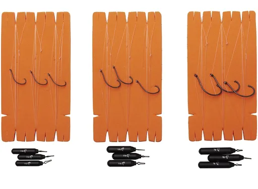 Savage gear náväzce dropshot rig kits 3 ks - 0,30mm 6 kg 2/0