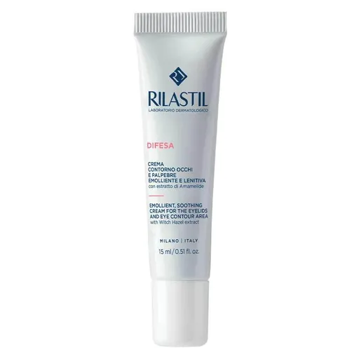 RILASTIL Difesa Upokojujúci očný krém pre reaktívnu pokožku 15 ml