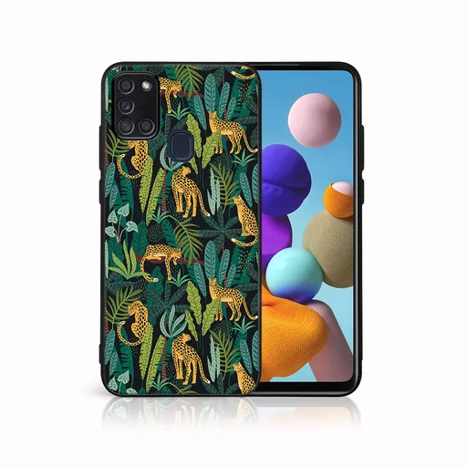 MY ART Ochranný obal pre Samsung Galaxy A21s LEOPARD (239)