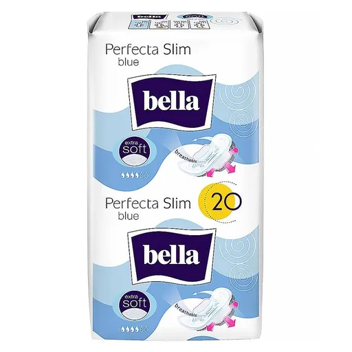 BELLA Perfecta hygienické vložky Slim Blue 20 kusov