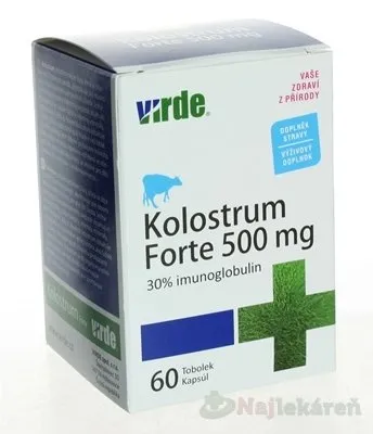 Virde Kolostrum Forte 500 mg 60 kapsúl