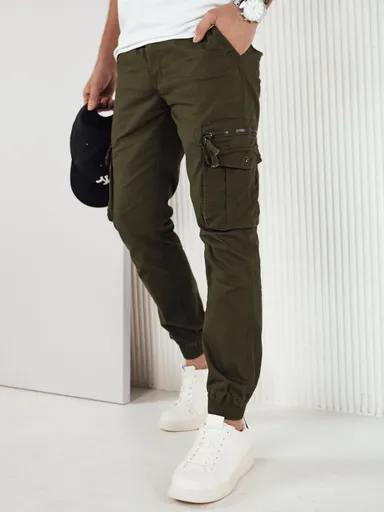 Zelené jogger nohavice Dstreet UX4178