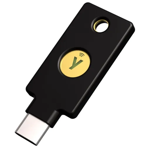 Security Key C NFC - USB-C, podporujúci viacfaktorovú autentizáciu (NFC), podpora FIDO2 U2F, vodeodolný