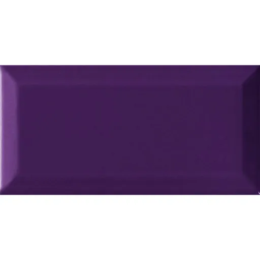 Obklad Ribesalbes Chic Colors plum bisiel 7,5x15 cm lesk CHICC1976