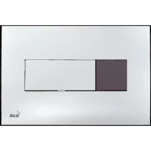 Ovládacie tlačidlo Alca plast chróm lesk M371S